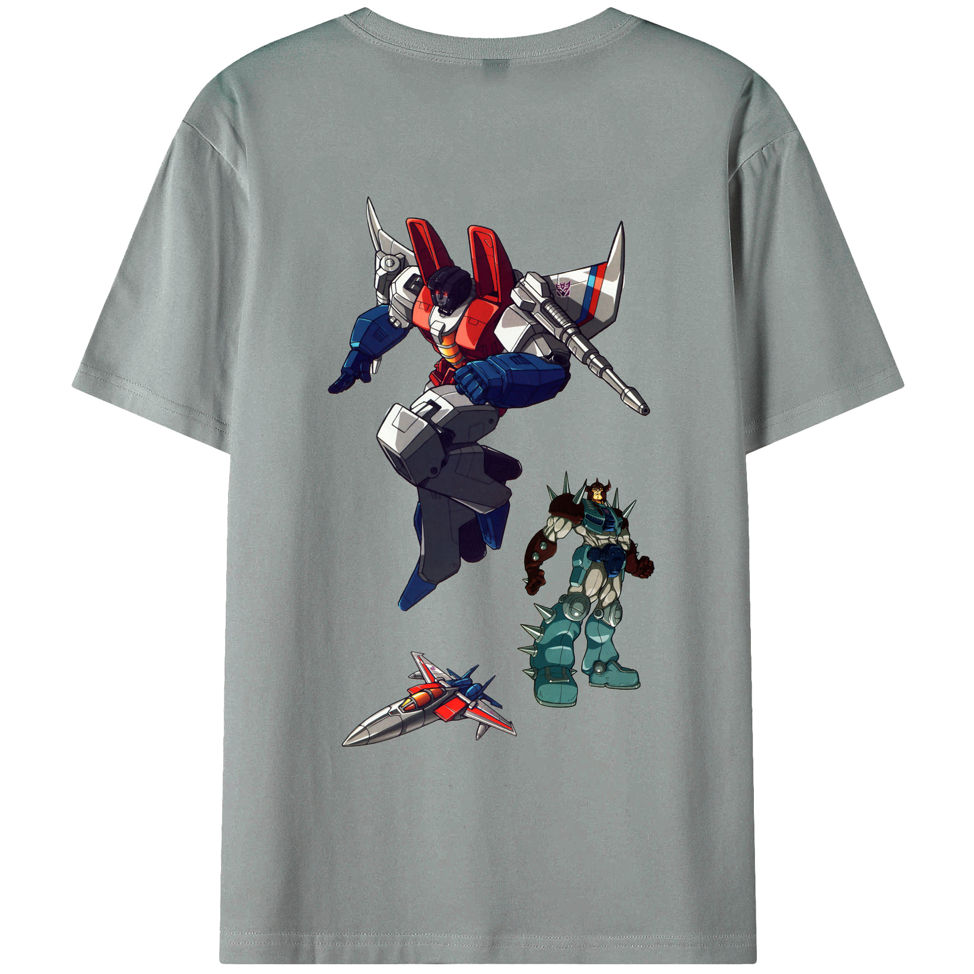 （画像用）  綿100％ メンズ半袖Tシャツ（バックプリント） 通気性